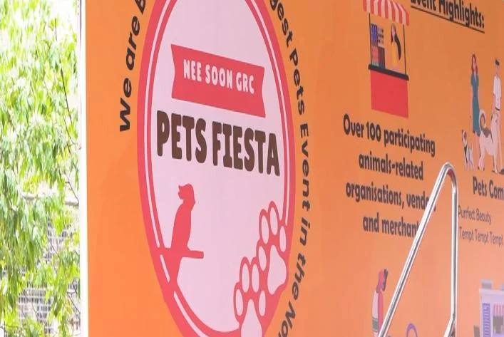Nee Soon GRC Pets Fiesta event sign
